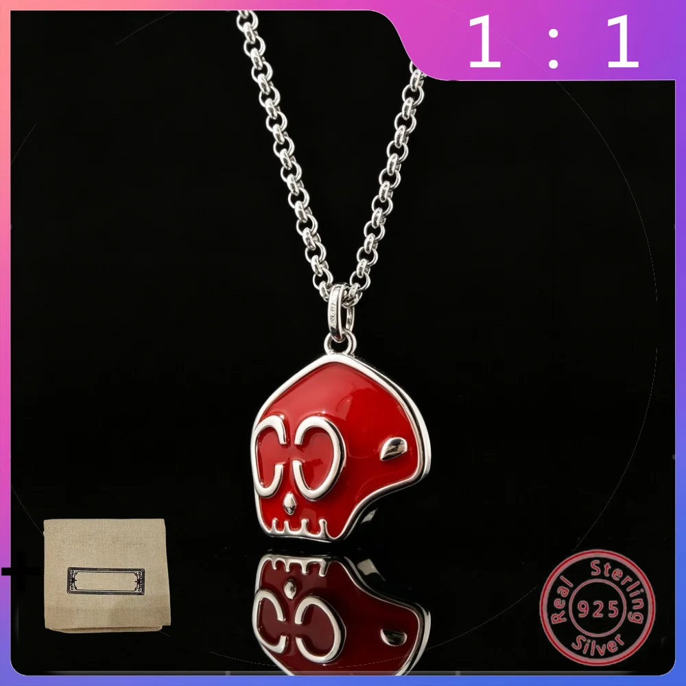 2026 New S925 Silver Retro Letter Interlocking Skull Necklace for Men and Women's Jewelry
2026 New S925 Silver Retro Letter Interlocking Skull Necklace for Men and Women's Jewelry