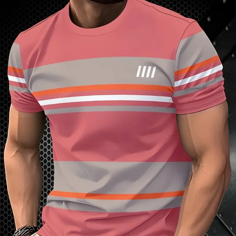 Men's 3D Pattern T-shirt Sports Training Top Summer Loose Fit Fitness T-shirt Breathable Running Sportswear Casual Sports Clothi
Men's 3D Pattern T-shirt Sports Training Top Summer Loose Fit Fitness T-shirt Breathable Running Sportswear Casual Sports Clothi