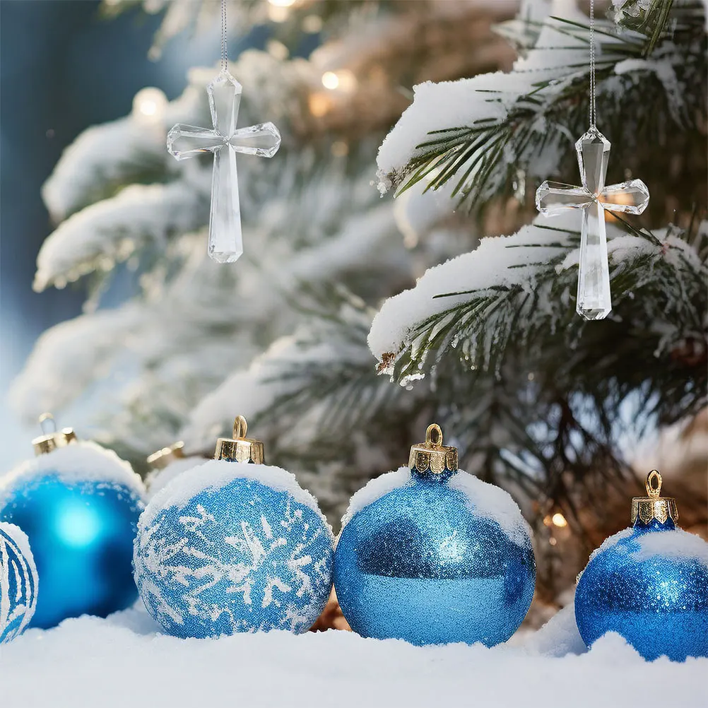 4Pcs Clear Acrylic Cross Ornament Transparent Hanging Christian Decor for Christmas Easter Tree Car Window Home Church
4Pcs Clear Acrylic Cross Ornament Transparent Hanging Christian Decor for Christmas Easter Tree Car Window Home Church