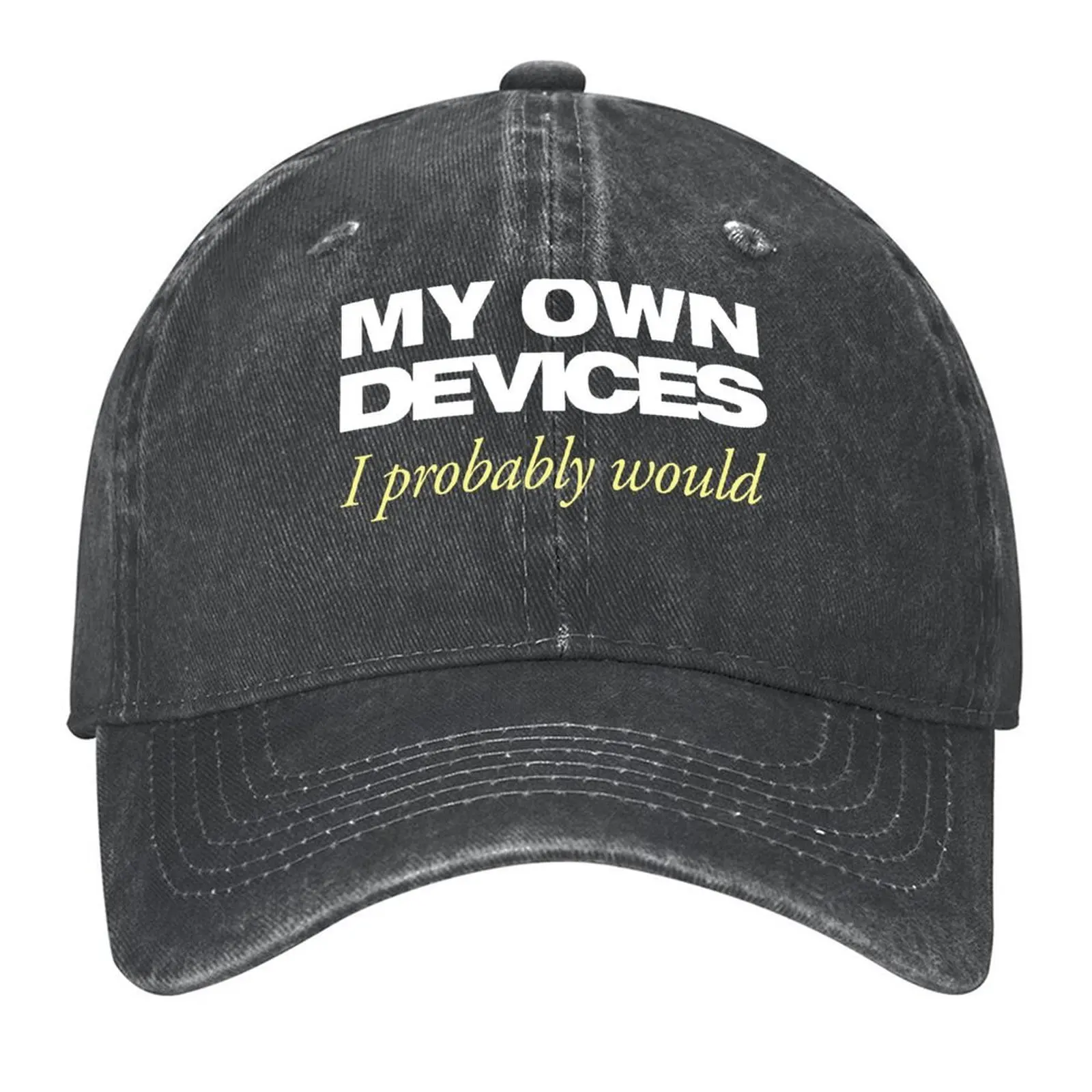 Left to my own devices Baseball Cap Cosplay Icon Winter hat luxury caps Men's Baseball Women's
Left to my own devices Baseball Cap Cosplay Icon Winter hat luxury caps Men's Baseball Women's