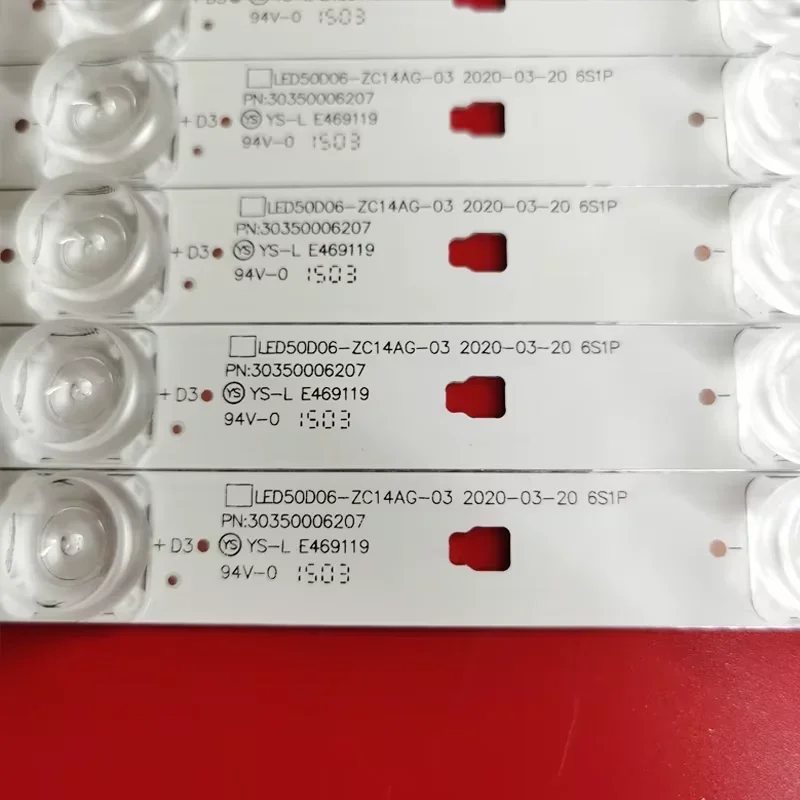 LED Backlight strip 6 lamp for Haie r 49"TV LE50U6500TF FD4951A-LU G49Y LED49D6-03(A) 30349006203 LED50D6-ZC14AG-03 LS49AL72
LED Backlight strip 6 lamp for Haie r 49"TV LE50U6500TF FD4951A-LU G49Y LED49D6-03(A) 30349006203 LED50D6-ZC14AG-03 LS49AL72