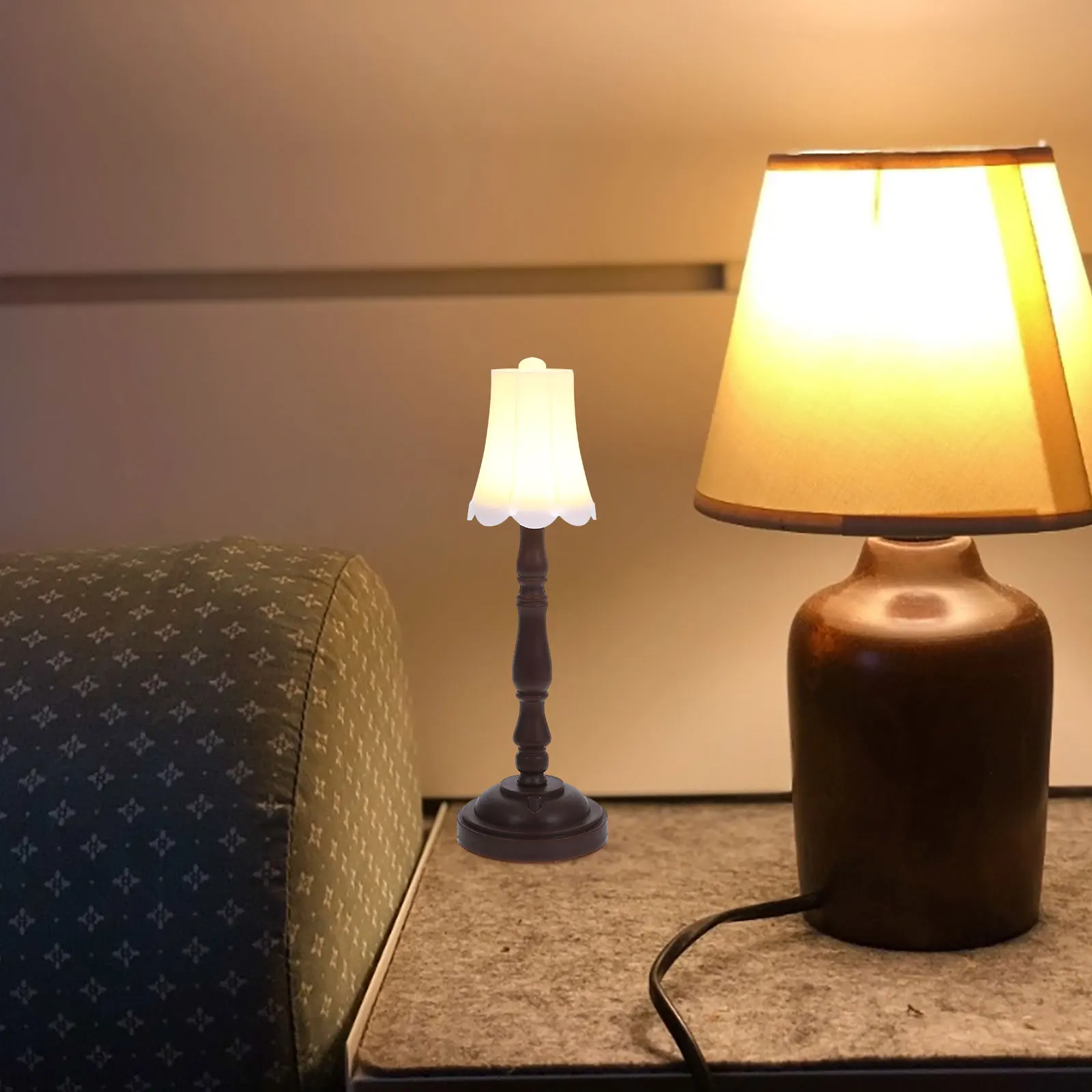 2 Pcs Light Vintage Bedroom Table Lamp Warm Coffee Color Plastic Material Durability Long Term Use Creative Design
2 Pcs Light Vintage Bedroom Table Lamp Warm Coffee Color Plastic Material Durability Long Term Use Creative Design