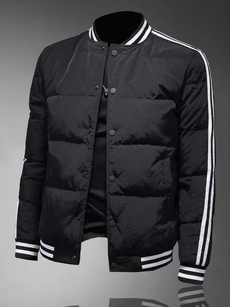 Winter New Sle Men's Slim Fit ort down Cotton Jaet Baseball Collar Casual Outerwear Warm Thiened Youth Trend
Winter New Sle Men's Slim Fit ort down Cotton Jaet Baseball Collar Casual Outerwear Warm Thiened Youth Trend