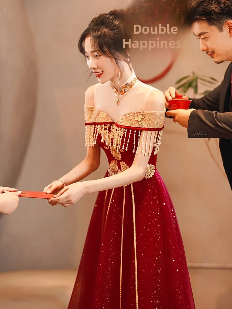 Red Long Wedding Dr Women's Rehearsal Dinner Par Gown Vintage Sle Zipper Closure Pearl Embellied Cusizable
Red Long Wedding Dr Women's Rehearsal Dinner Par Gown Vintage Sle Zipper Closure Pearl Embellied Cusizable