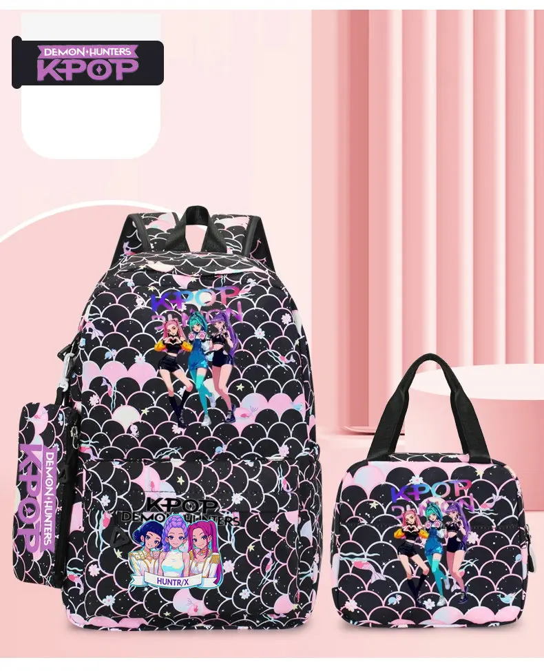 KPop Demon Hunters Backpacks Women Men Capacity School Bag Rucksack Printe Backbag Travel Daypack Male Backpack Mochila
KPop Demon Hunters Backpacks Women Men Capacity School Bag Rucksack Printe Backbag Travel Daypack Male Backpack Mochila