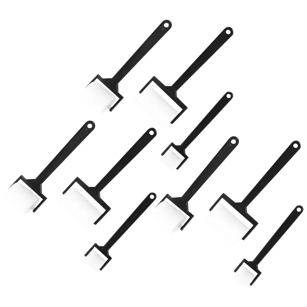 9 Pieces Black Long Handle Flat Sponge Roller Brushes for Kids Crafts Oil Watercolor Acrylic Gouache Tools Premium Material
9 Pieces Black Long Handle Flat Sponge Roller Brushes for Kids Crafts Oil Watercolor Acrylic Gouache Tools Premium Material
