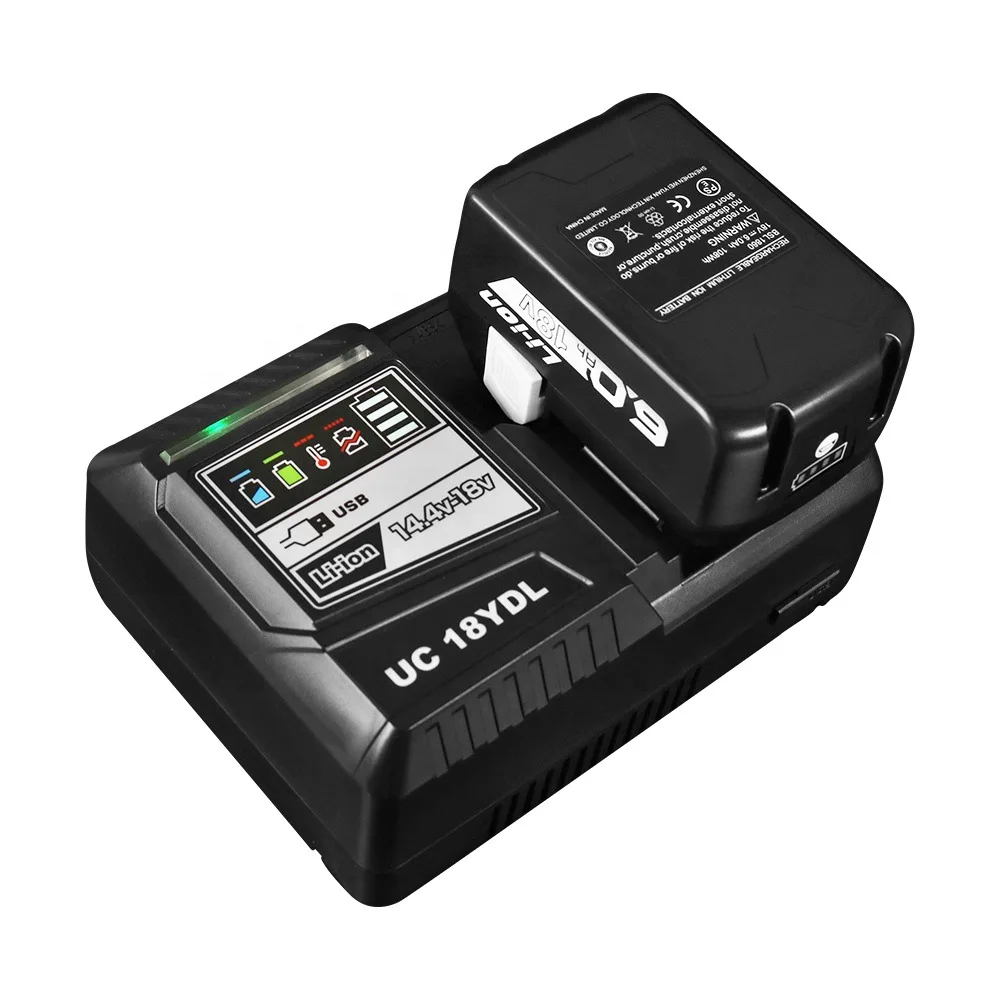 Lithium Battery Charging Station Compatible with For Hitachi 14.4V-18V Lithium Batteries Portable Rapid Charger with USB Port
Lithium Battery Charging Station Compatible with For Hitachi 14.4V-18V Lithium Batteries Portable Rapid Charger with USB Port