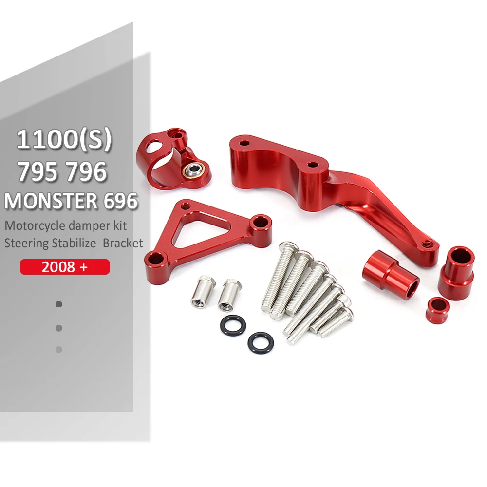 New Motorcycle Steering Dampers Stabilizer Bracket Mount Kit Support For Ducati 795 796 For Ducati795 For Ducati796
New Motorcycle Steering Dampers Stabilizer Bracket Mount Kit Support For Ducati 795 796 For Ducati795 For Ducati796