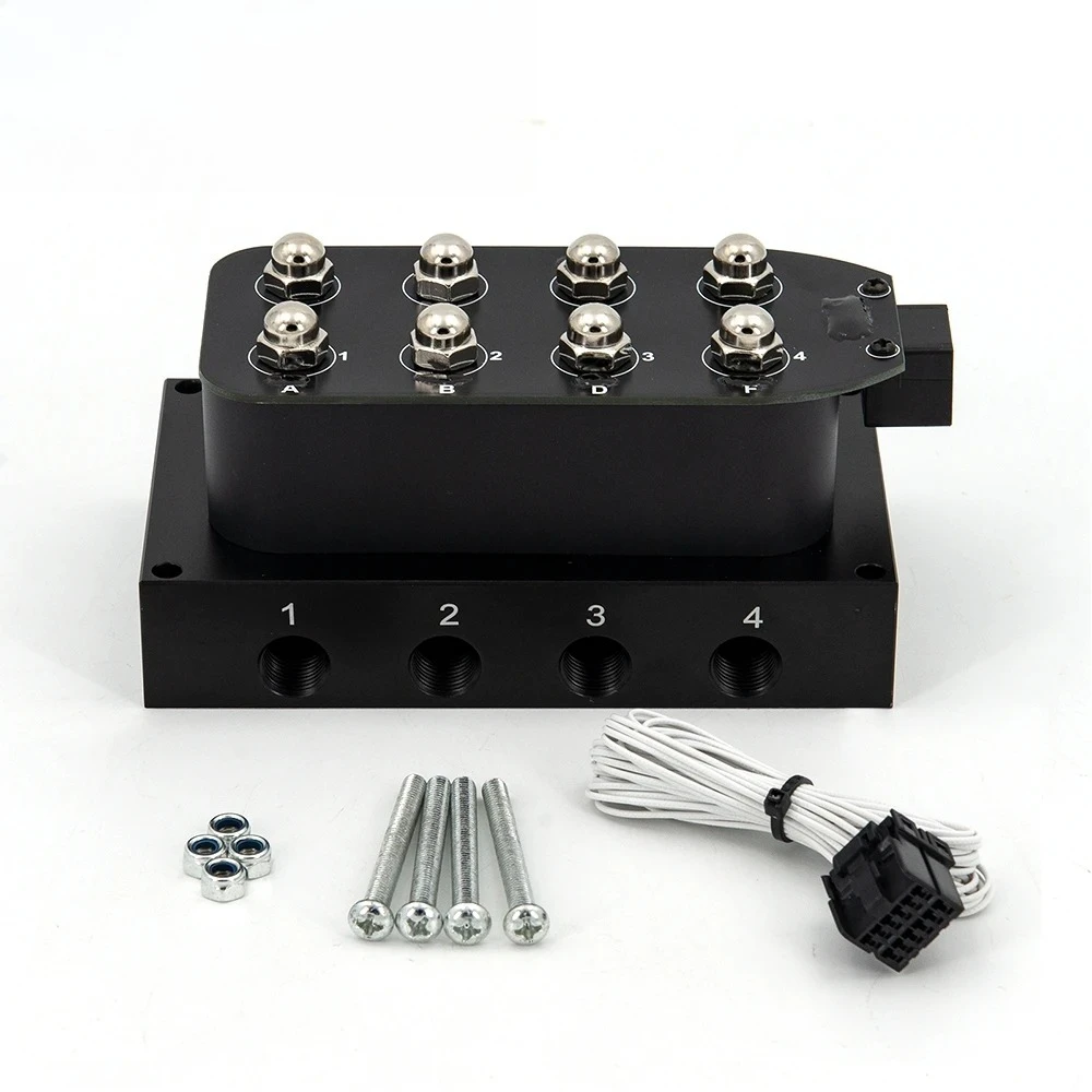 OEM 304 Stainless Steel AccuAir VU4 Solenoid Manifold 4-Corner for Air Suspension Systems – Industrial Grade
OEM 304 Stainless Steel AccuAir VU4 Solenoid Manifold 4-Corner for Air Suspension Systems – Industrial Grade