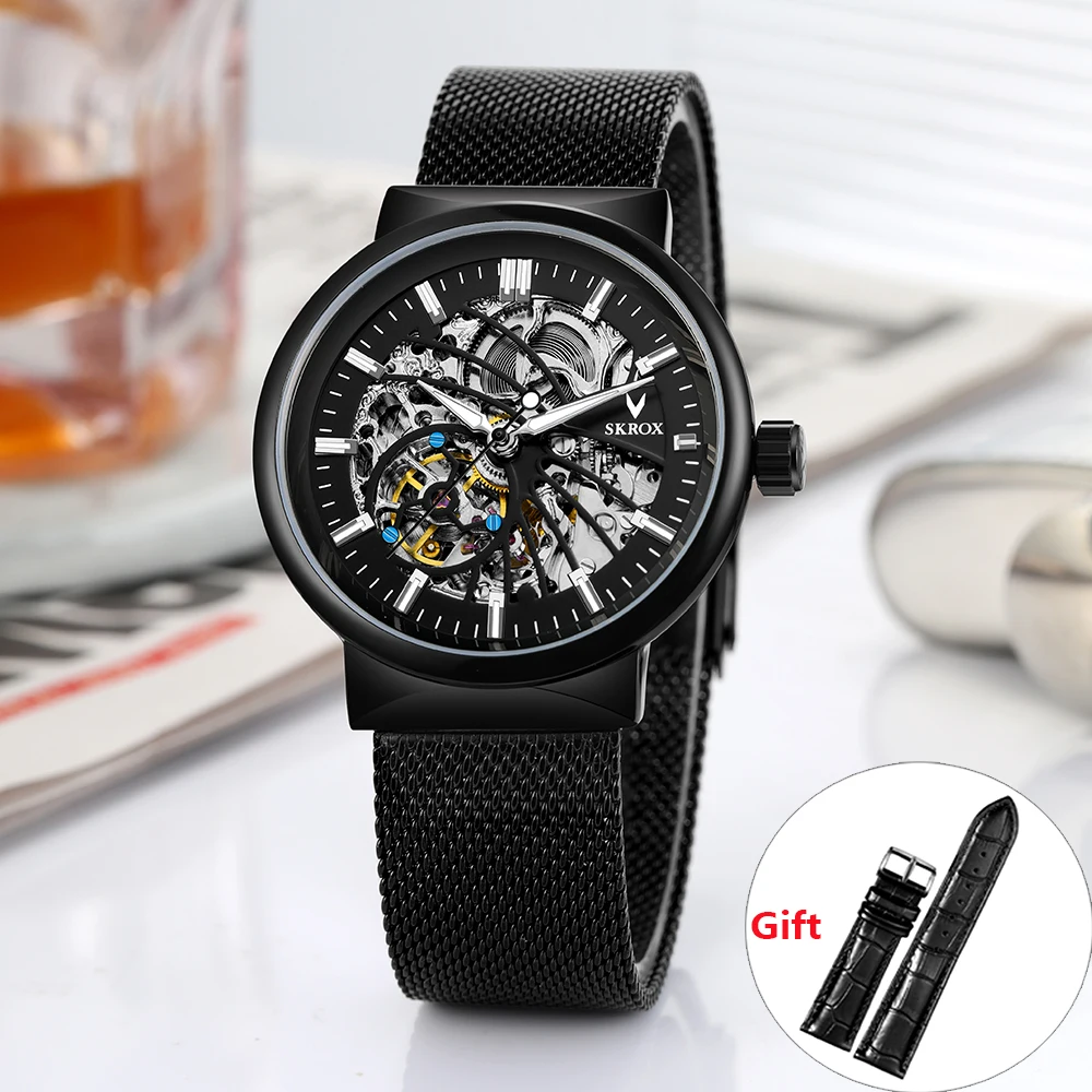 High-end Luxury Brand Thin Automatic Movement Classic Man Watch Steel Skeleton Mechanical Vintage Wristwatch Fashion 2025 SKROX
High-end Luxury Brand Thin Automatic Movement Classic Man Watch Steel Skeleton Mechanical Vintage Wristwatch Fashion 2025 SKROX