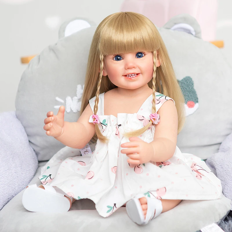 55CM Cammi Full Body Silicone Assembling Toddler Girl Face Popular Doll Waterproof Reborn Baby Toys for
55CM Cammi Full Body Silicone Assembling Toddler Girl Face Popular Doll Waterproof Reborn Baby Toys for