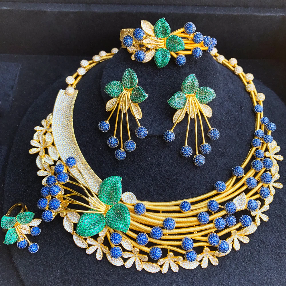 GODKI Famous Brand Luxury African/Indian Jewelry Sets For Women Wedding Party Zircon Crystal Dubai Bridal Jewelry Set Gift
GODKI Famous Brand Luxury African/Indian Jewelry Sets For Women Wedding Party Zircon Crystal Dubai Bridal Jewelry Set Gift