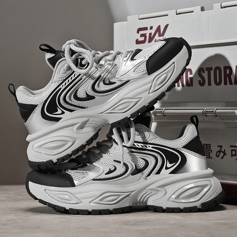 Unisex Versatile Sport Shoes Thick Bottom Heightening Fashionable Dad Sneakers Comfortable Rubber Outsole Casual Low Top
Unisex Versatile Sport Shoes Thick Bottom Heightening Fashionable Dad Sneakers Comfortable Rubber Outsole Casual Low Top