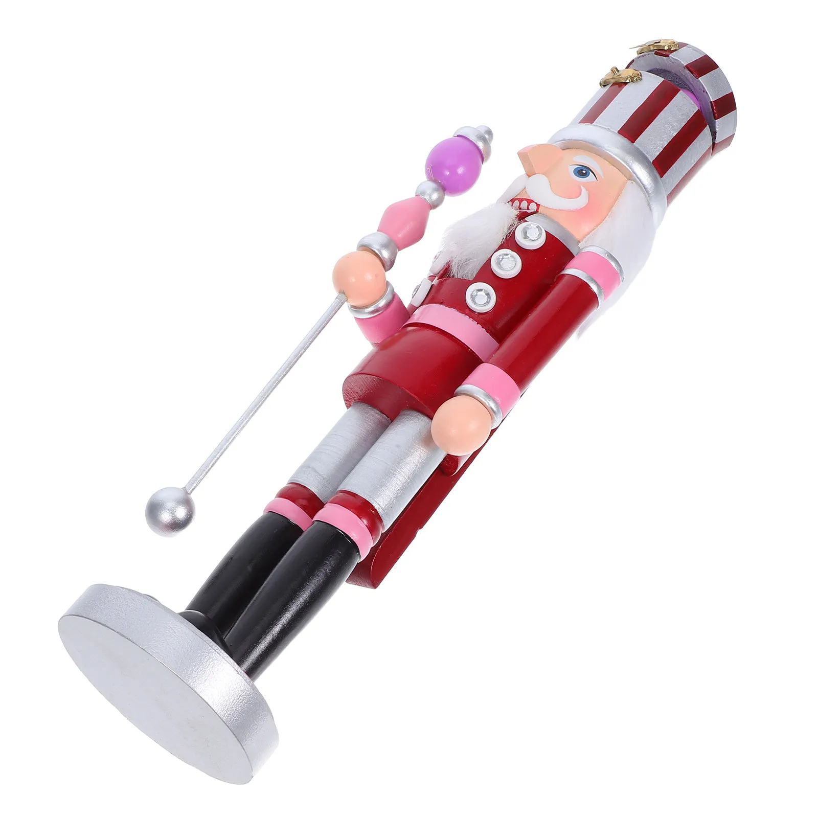 Hand Painted Wooden Nutcracker Soldier Ornament Christmas Table Decoration Holiday Mantel Decor Festive Desktop Accent
Hand Painted Wooden Nutcracker Soldier Ornament Christmas Table Decoration Holiday Mantel Decor Festive Desktop Accent