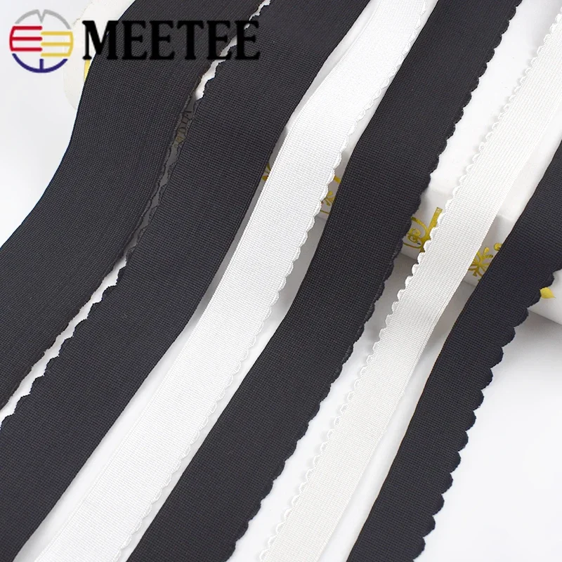 5/10Meters Meetee 10-50mm Black White Nylon Elastic Band Lace Rubber Tape for Bra Underwear DIY Clothes Belt Sewing Accessories
5/10Meters Meetee 10-50mm Black White Nylon Elastic Band Lace Rubber Tape for Bra Underwear DIY Clothes Belt Sewing Accessories