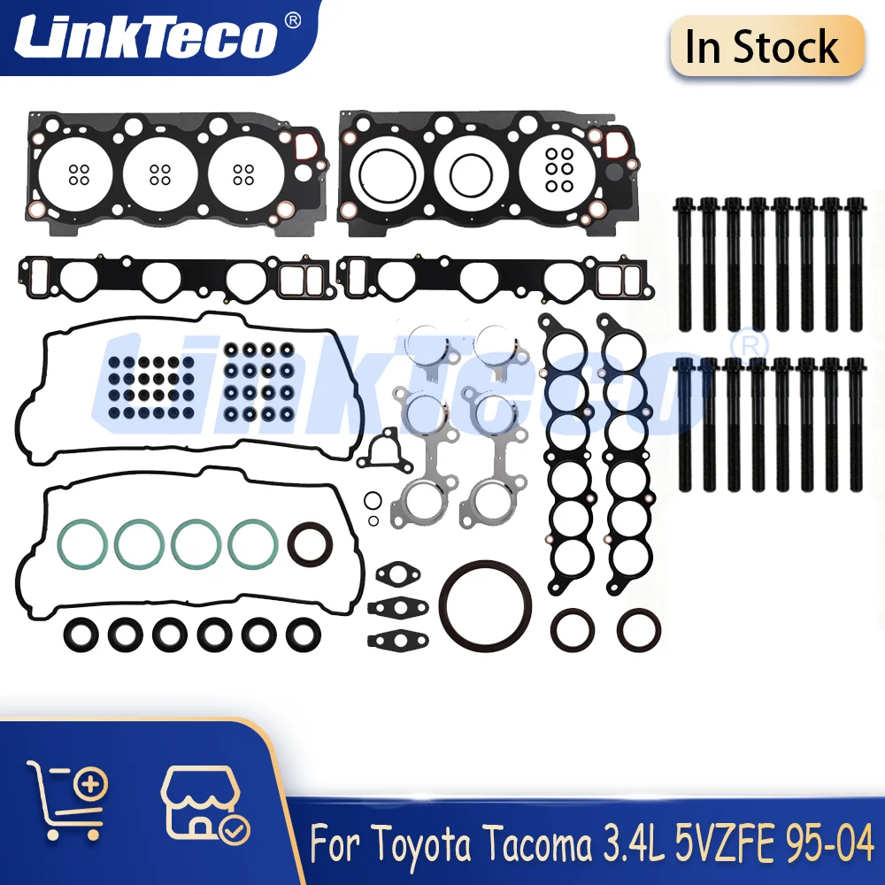 Engine Parts Full Head Gasket Bolts Set Fit 3.4 L T V6 DPHC 5VZ-FE For 95-04 Toyota 4Runner Tacoma Tundra T100 GRANVIA 3.4L 3.4T
Engine Parts Full Head Gasket Bolts Set Fit 3.4 L T V6 DPHC 5VZ-FE For 95-04 Toyota 4Runner Tacoma Tundra T100 GRANVIA 3.4L 3.4T