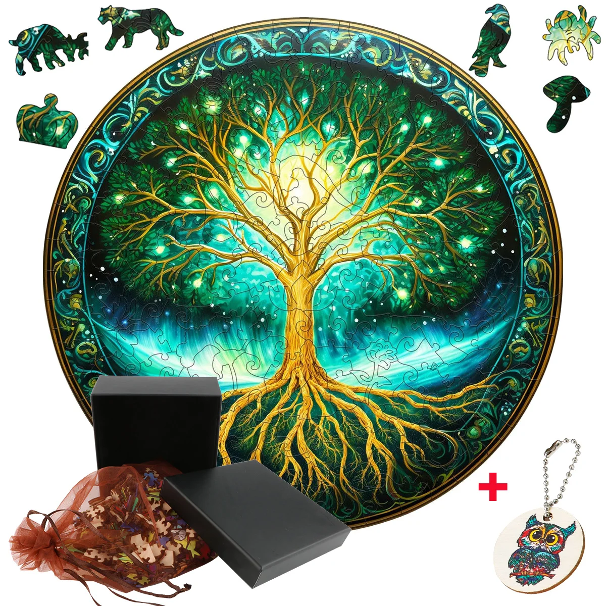 Hot Style The Tree of Life Wooden Animal Puzzles Kids Adults Brightly Elephant Wood Crafts Beautiful Family Intellectual Toy
Hot Style The Tree of Life Wooden Animal Puzzles Kids Adults Brightly Elephant Wood Crafts Beautiful Family Intellectual Toy