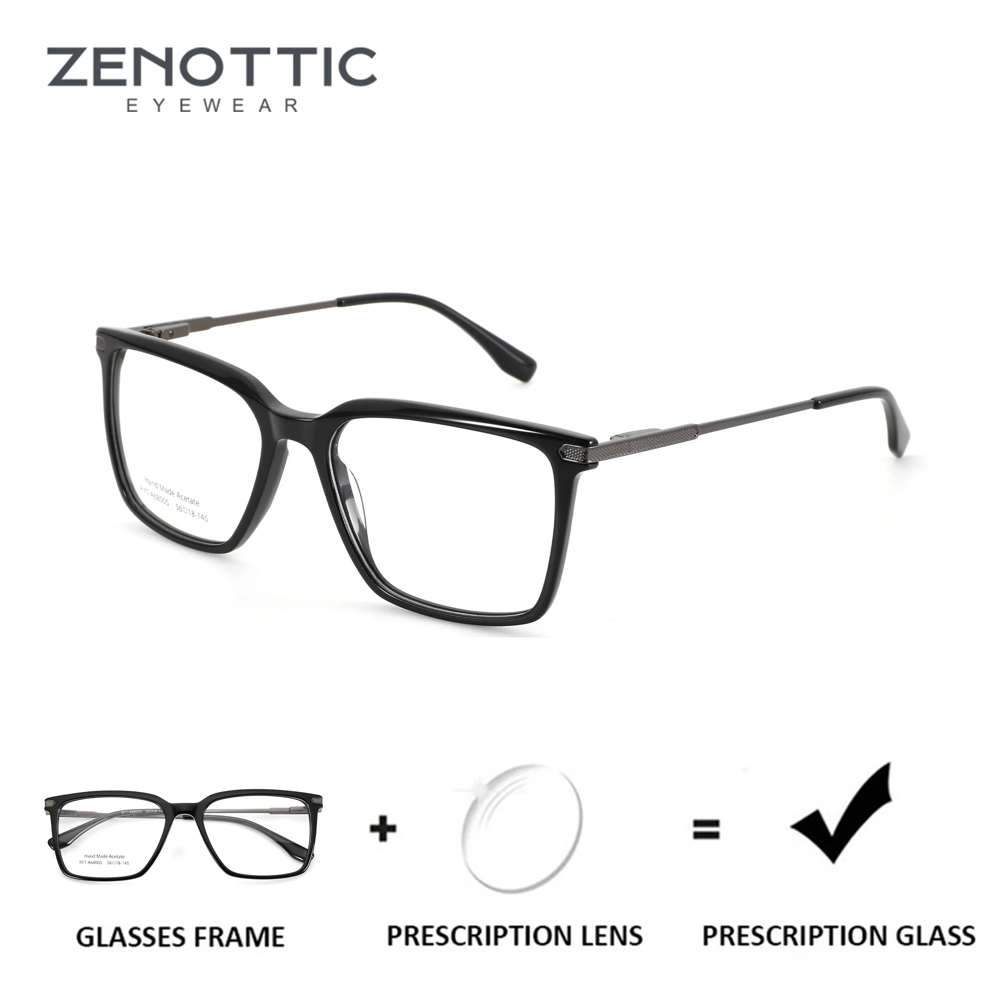 ZENOTTIC (размер M) квадратные очки по рецепту из ацетата и металла для мужчин, фотохромные/прогрессивные оптические очки с защитой от синего света
ZENOTTIC (размер M) квадратные очки по рецепту из ацетата и металла для мужчин, фотохромные/прогрессивные оптические очки с защитой от синего света