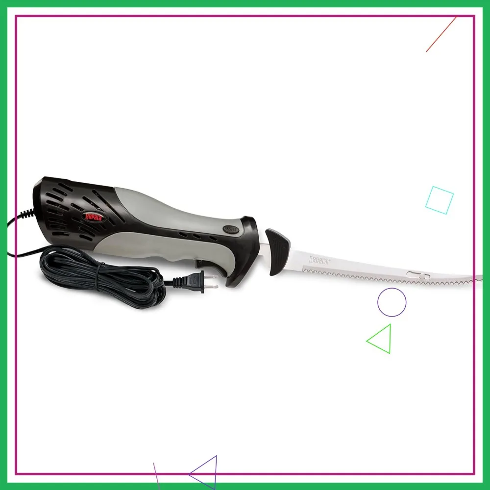 Heavy Duty Electric Fillet Knife, 7 1/2" Blade, Grey/Black
Heavy Duty Electric Fillet Knife, 7 1/2" Blade, Grey/Black