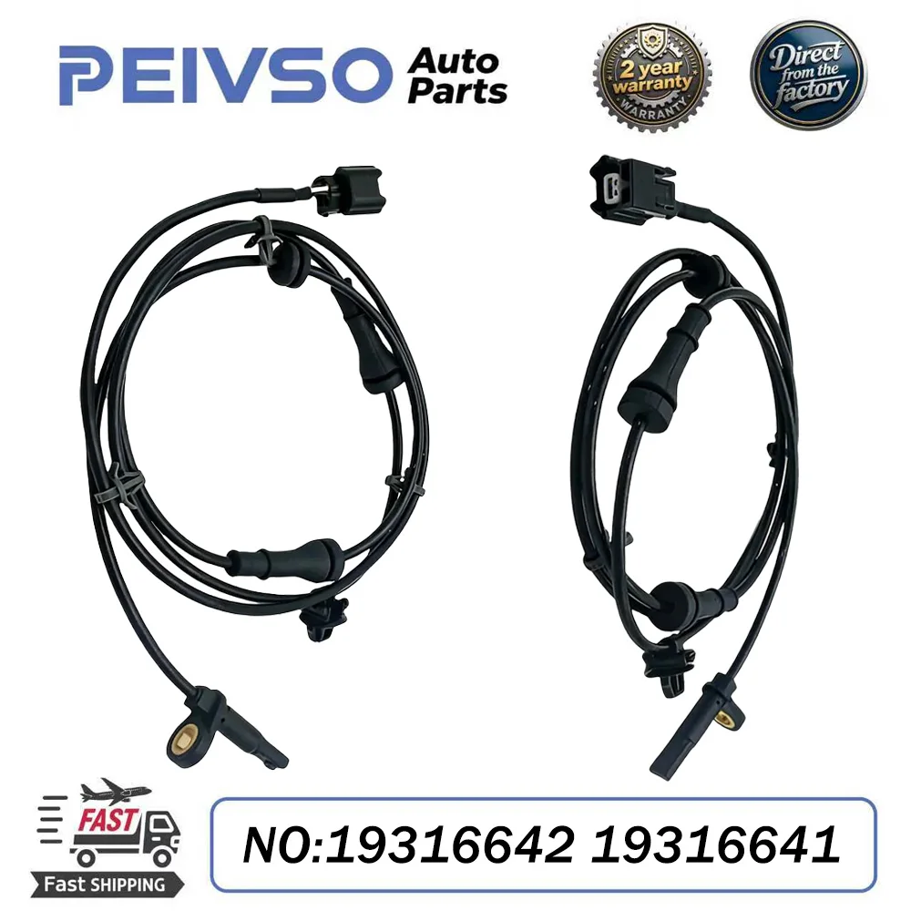 PEIVSO 19316641 19316642 ABS Wheel Speed Sensor Front Left Right For Chevrolet City Express 2015-2017
PEIVSO 19316641 19316642 ABS Wheel Speed Sensor Front Left Right For Chevrolet City Express 2015-2017