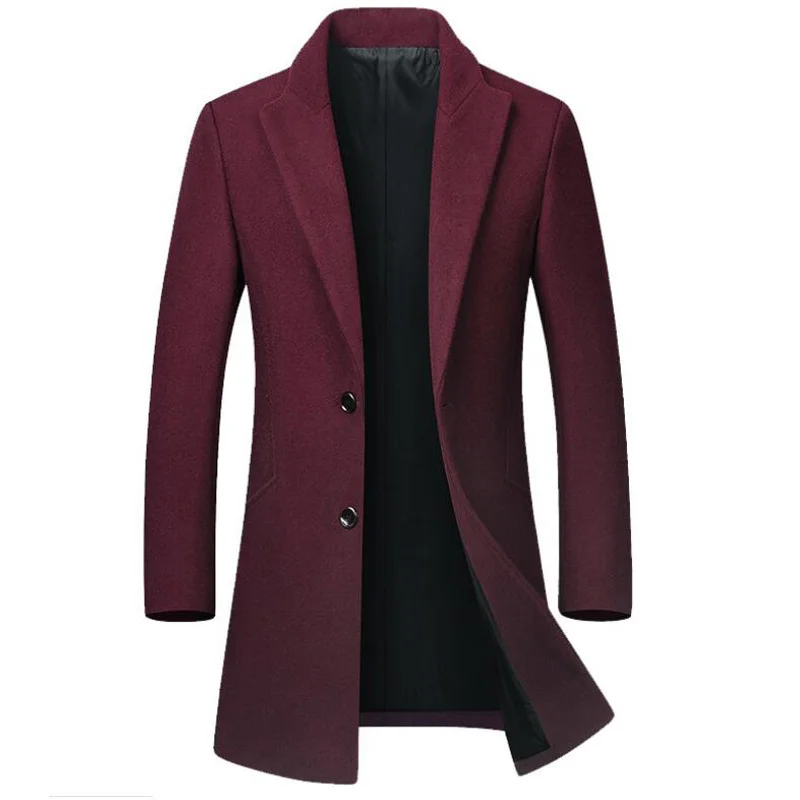 High Quality Autumn Winter Wool Coat Men Casual Woolen Blends Slim Fit Outwear abrigo hombre casacos Mens Long Trench Coats 4XL
High Quality Autumn Winter Wool Coat Men Casual Woolen Blends Slim Fit Outwear abrigo hombre casacos Mens Long Trench Coats 4XL