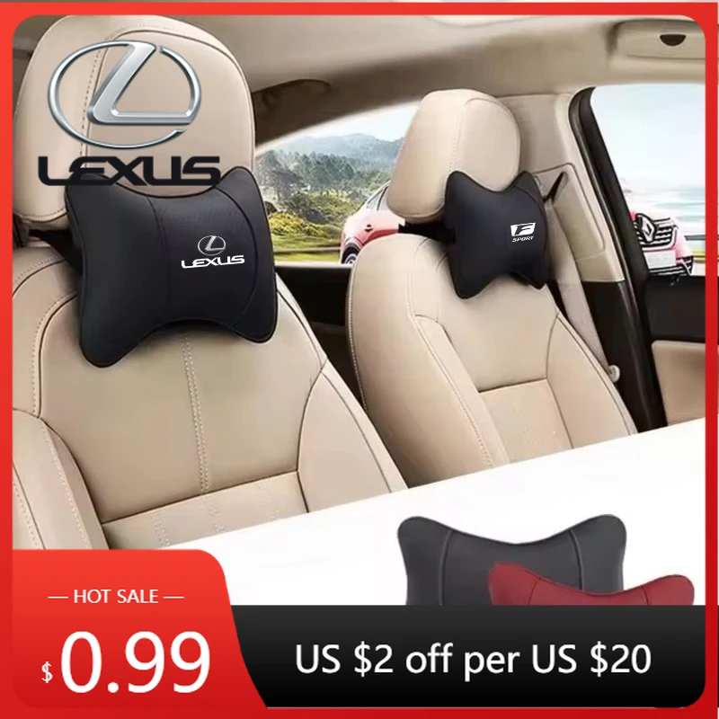 Interior Stickers Car Leather Headrest Seat Head Support Neck Pillow For Lexus F SPORT IS250 IS200 CT200h GS300 LS430 RX450h LX5
Interior Stickers Car Leather Headrest Seat Head Support Neck Pillow For Lexus F SPORT IS250 IS200 CT200h GS300 LS430 RX450h LX5