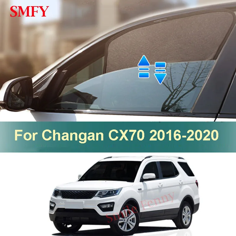 Магнитный автомобильный солнцезащитный козырек для Changan CX70 2016-2020, индивидуальный солнцезащитный козырек, сетчатые шторы для боковых окон, теплоизоляционный солнцезащитный козырек
Магнитный автомобильный солнцезащитный козырек для Changan CX70 2016-2020, индивидуальный солнцезащитный козырек, сетчатые шторы для боковых окон, теплоизоляционный солнцезащитный козырек