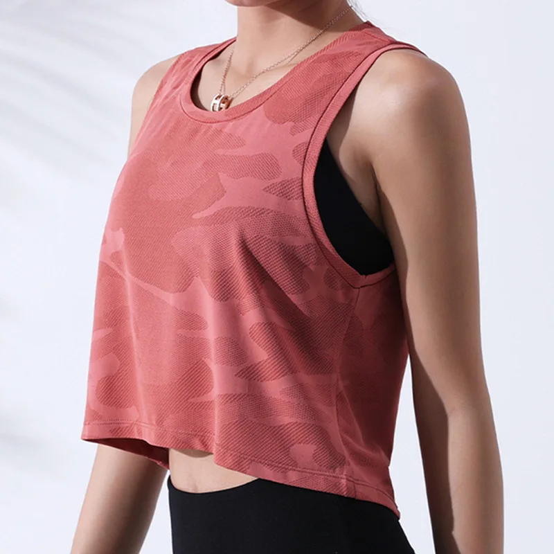Women's Yoga Vest Camouflage Printed Sleeveless Running Fitness Sports Tank Tops Workout BreathableTank Top Female Sportswear
Women's Yoga Vest Camouflage Printed Sleeveless Running Fitness Sports Tank Tops Workout BreathableTank Top Female Sportswear