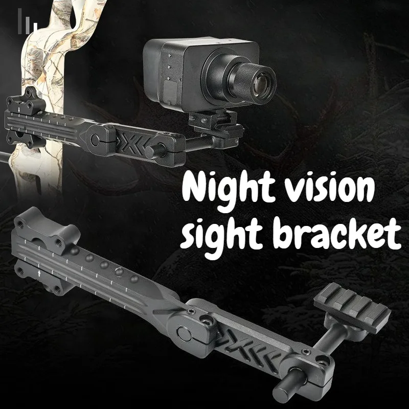 Aluminum Alloy Compound Bow Night Vision Sight Bracket Adjustable Archery Hunting Camera Night Vision Holder Bow Accessories
Aluminum Alloy Compound Bow Night Vision Sight Bracket Adjustable Archery Hunting Camera Night Vision Holder Bow Accessories