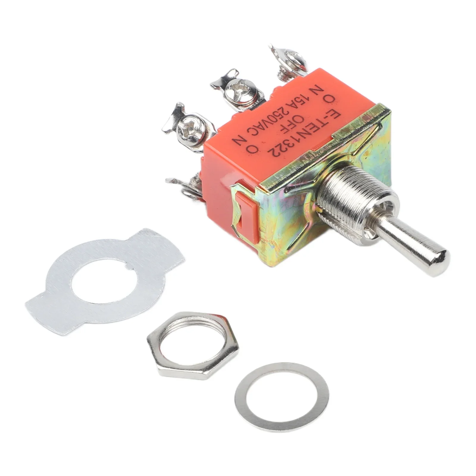 E-TEN1322 3 Position Rocker Switch 15A 250V 6 Pin SPST With Secure Locking Mechanism For Stable Electrical Connections
E-TEN1322 3 Position Rocker Switch 15A 250V 6 Pin SPST With Secure Locking Mechanism For Stable Electrical Connections