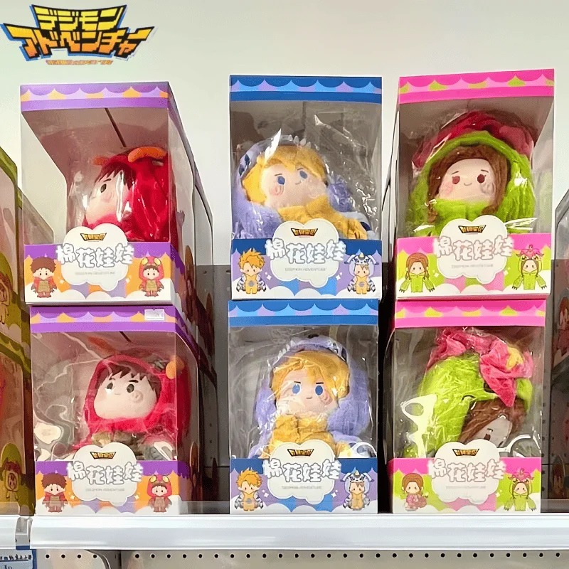 Оригинальная хлопковая кукла Digimon Adventure, 20 см, слепая коробка, плюшевые игрушки Yagami Taichi Ishida Yamato Yagami Hikari Agumon Gabumon
Оригинальная хлопковая кукла Digimon Adventure, 20 см, слепая коробка, плюшевые игрушки Yagami Taichi Ishida Yamato Yagami Hikari Agumon Gabumon