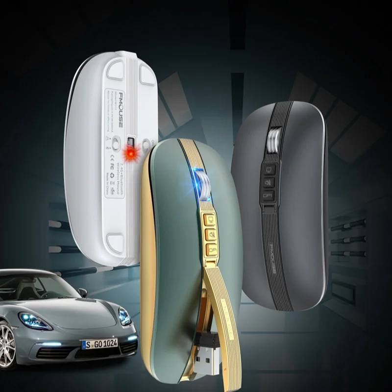 Dual Mode Wireless Bluetooth 2.4G Silent Mouse 2400DPI TypeC Rechargeable Ergonomic Mice For Laptop PC Gaming Mouse Gamer 2025
Dual Mode Wireless Bluetooth 2.4G Silent Mouse 2400DPI TypeC Rechargeable Ergonomic Mice For Laptop PC Gaming Mouse Gamer 2025
