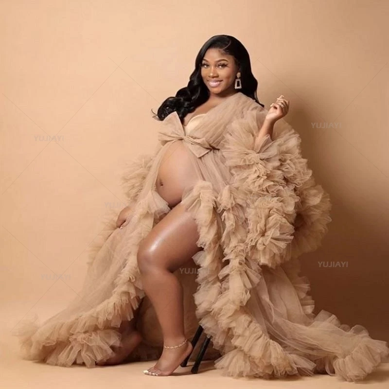 Customized Maternity Gown Long Sleeves Puffy Wedding Sleepwear Bathrobes Nightgowns Robes Women Dress Kimono Photography Dress
Customized Maternity Gown Long Sleeves Puffy Wedding Sleepwear Bathrobes Nightgowns Robes Women Dress Kimono Photography Dress