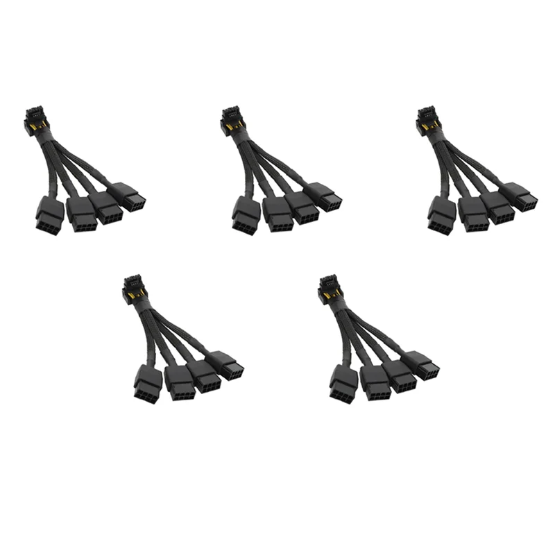 5X For GPU RTX4090 RTX4080 4X8 Pin PCI-E To 16 Pin Graphics Card Power Cable 12VHPWR Connector 90 Degree Elbow Cable
5X For GPU RTX4090 RTX4080 4X8 Pin PCI-E To 16 Pin Graphics Card Power Cable 12VHPWR Connector 90 Degree Elbow Cable