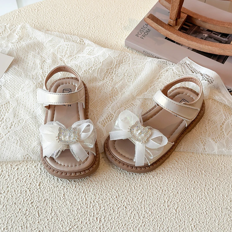 Summer Kids Toddler Girls Princess Sandals Bow Rhinestone Decor Anti-Slip Soft Sole for Daily Walking Outdoor Party
Summer Kids Toddler Girls Princess Sandals Bow Rhinestone Decor Anti-Slip Soft Sole for Daily Walking Outdoor Party