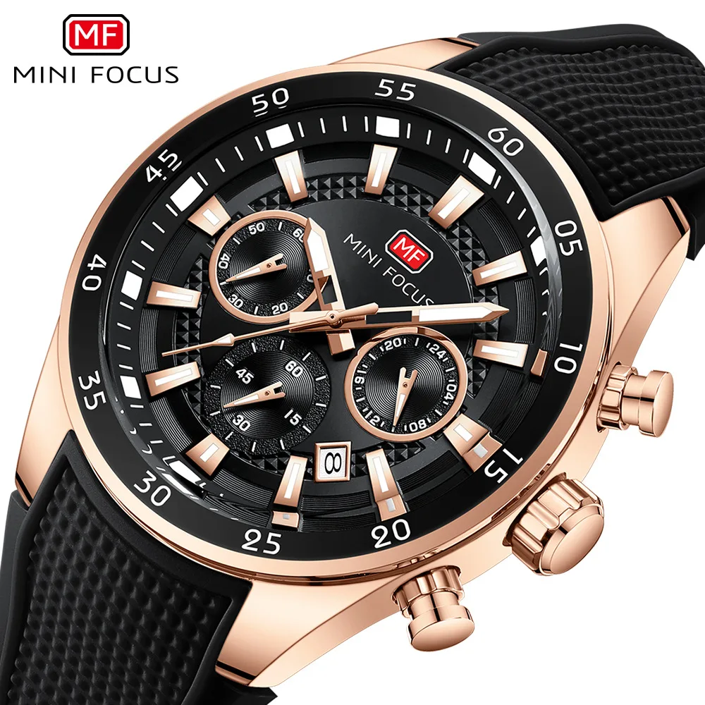 MINI FOCUS watch, casual sports large dial men's watch waterproof quartz watch multi-function luminous men's watch
MINI FOCUS watch, casual sports large dial men's watch waterproof quartz watch multi-function luminous men's watch