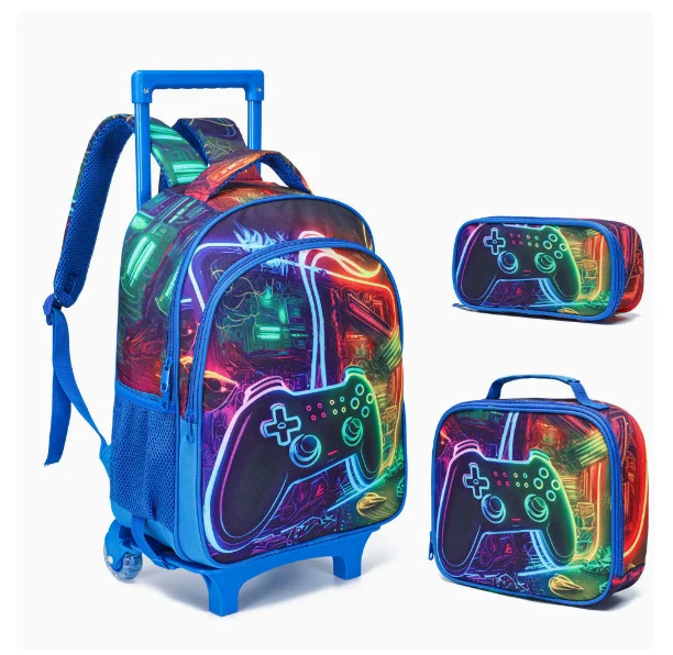 Набор из 3 школьных рюкзаков на колесиках для мальчиков: ранец на колесиках, школьный рюкзак-тележка, детский чемодан-рюкзак на колесиках
Набор из 3 школьных рюкзаков на колесиках для мальчиков: ранец на колесиках, школьный рюкзак-тележка, детский чемодан-рюкзак на колесиках