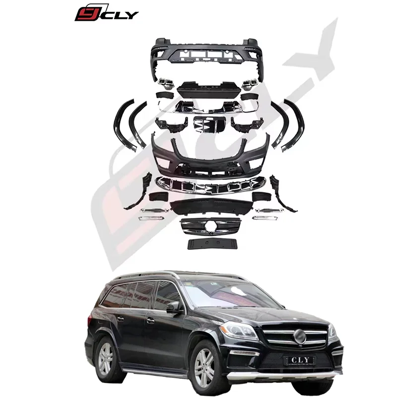 Car Bumper Body Kit for Benz GL 2015-2019 - Upgrade to GL63 AMG! Front/Rear Bumpers, Grill, Diffuser
Car Bumper Body Kit for Benz GL 2015-2019 - Upgrade to GL63 AMG! Front/Rear Bumpers, Grill, Diffuser