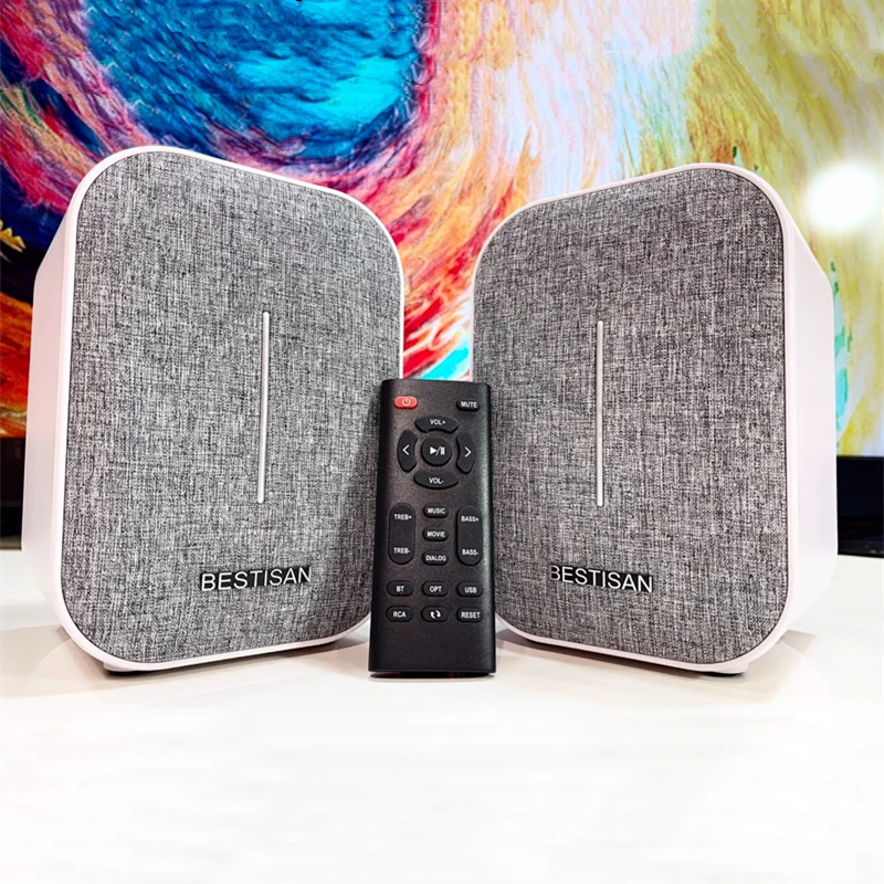 50W Desktop HiFi Sound Quality Active Speaker Bookshelf Bluetooth Speakers Monitor Speaker OPT RCA For PC TV Home Theatre System
50W Desktop HiFi Sound Quality Active Speaker Bookshelf Bluetooth Speakers Monitor Speaker OPT RCA For PC TV Home Theatre System