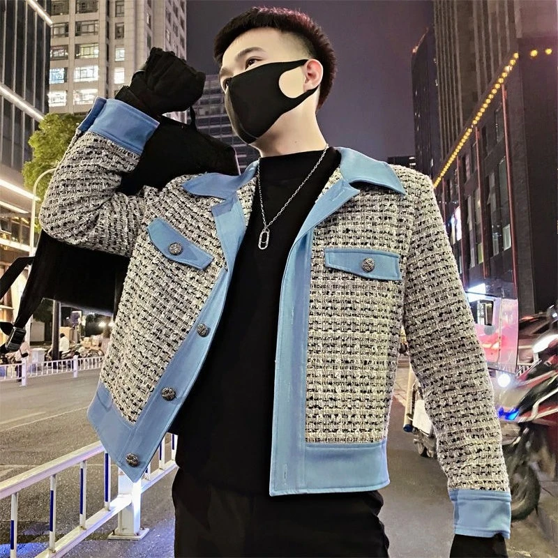 2024, весенне-осенняя мужская модная модная куртка, пиджак премиум-класса с лоскутным воротником, стильная верхняя одежда для мужчин
2024, весенне-осенняя мужская модная модная куртка, пиджак премиум-класса с лоскутным воротником, стильная верхняя одежда для мужчин