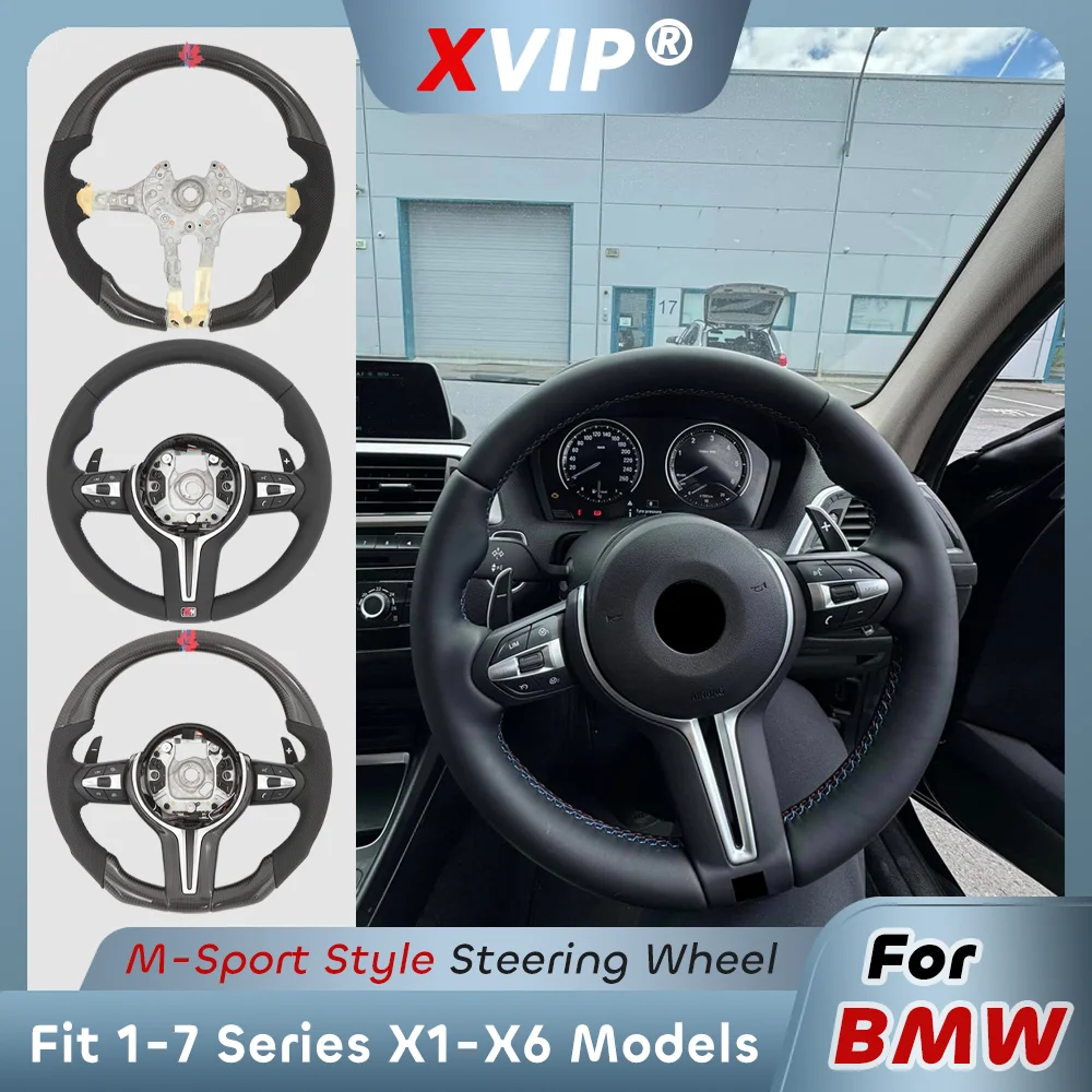 XVIP Steering Wheel Assembly M-Sport Style Modification Replacement Parts Old To New Appearance Upgrade For BMW 1-7 Series X1-X6
XVIP Steering Wheel Assembly M-Sport Style Modification Replacement Parts Old To New Appearance Upgrade For BMW 1-7 Series X1-X6
