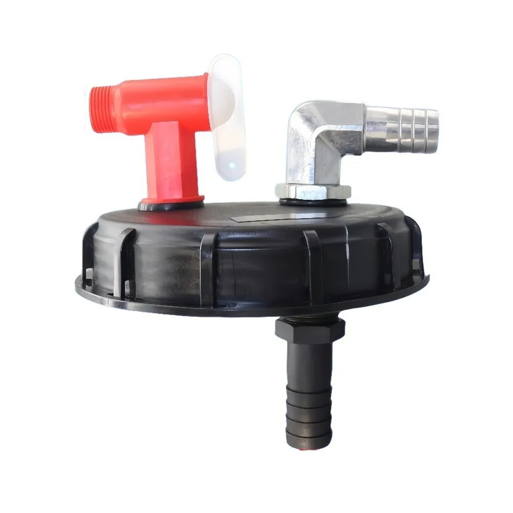 IBC Tonne Tank Plastic Cap DN150: Dual Hole Design For Easy Filling For Adapter For Water Tanks, Aquariums, Irrigation Systems
IBC Tonne Tank Plastic Cap DN150: Dual Hole Design For Easy Filling For Adapter For Water Tanks, Aquariums, Irrigation Systems