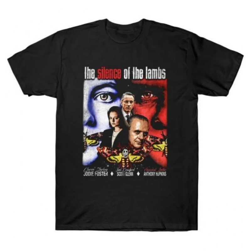 0426 Silence of the lambs Horror movie Hannibal Gift t shirt Scary Cannibal Graphic Clothes 100% cotton All size Tee S-6XL
0426 Silence of the lambs Horror movie Hannibal Gift t shirt Scary Cannibal Graphic Clothes 100% cotton All size Tee S-6XL