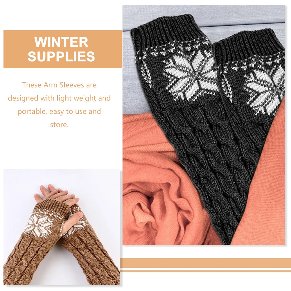 Winter Sleeves Knitting Warm Lightweight Portable Washable Woolen Yarn Arm Covers For Women Outdoor Christmas Party Arm
Winter Sleeves Knitting Warm Lightweight Portable Washable Woolen Yarn Arm Covers For Women Outdoor Christmas Party Arm