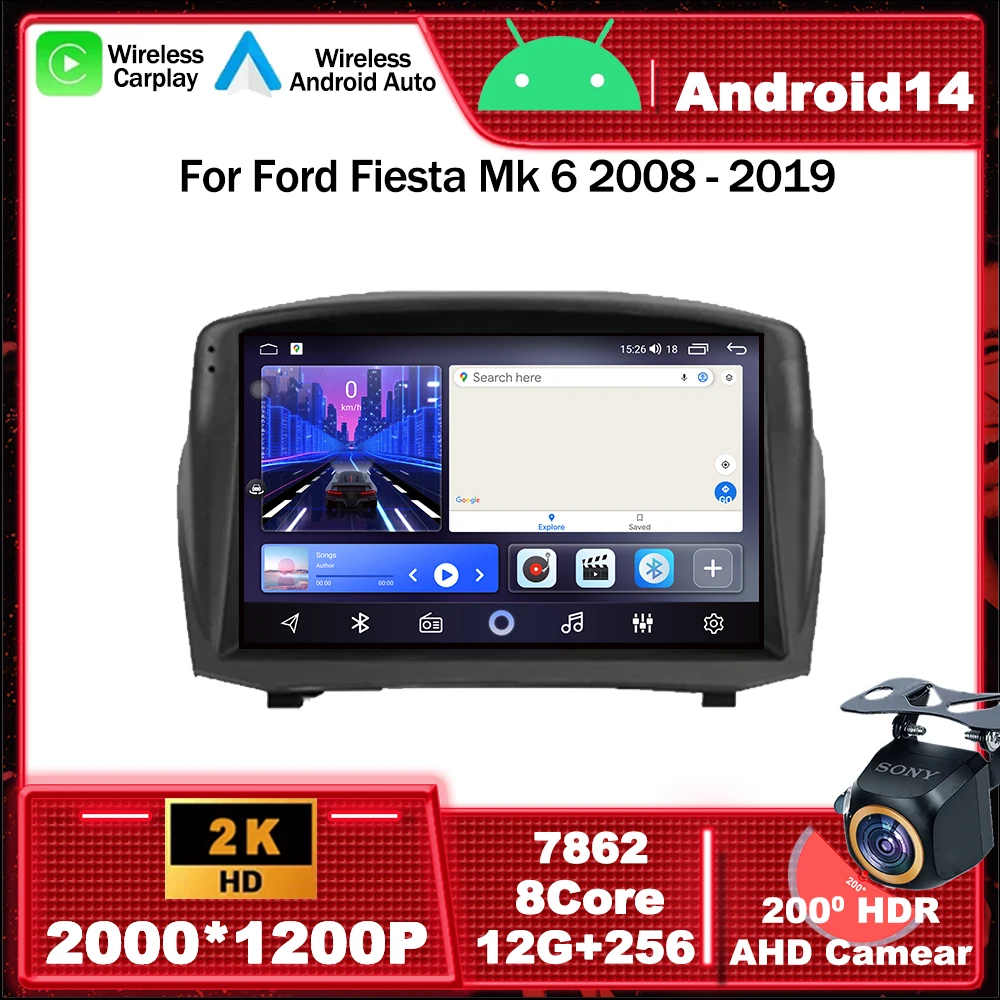 Автомагнитола на Android 14, мультимедийный видеоплеер с GPS-навигацией для Ford Fiesta Mk 6 2008-2019, Wi-Fi, 4G, сенсорный экран QLED
Автомагнитола на Android 14, мультимедийный видеоплеер с GPS-навигацией для Ford Fiesta Mk 6 2008-2019, Wi-Fi, 4G, сенсорный экран QLED