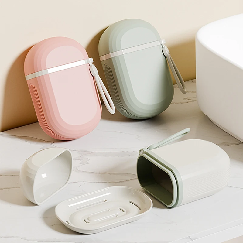 Travel Soap Dish With Drain Water Portable Soap Storage Box Sealed Waterproof Soap Holder Container Bathroom Supplies Camping
Travel Soap Dish With Drain Water Portable Soap Storage Box Sealed Waterproof Soap Holder Container Bathroom Supplies Camping