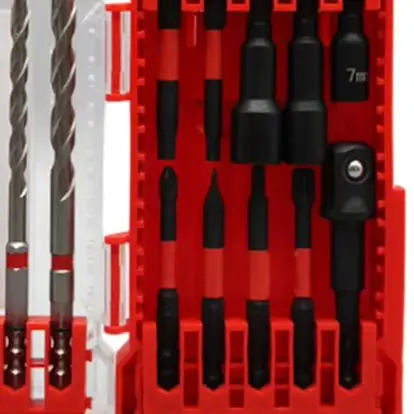 15 Piece Masonry Drill Bit Set With Magnetic Screwdriver And Sockets For Concrete Brick Wall Drilling Home Repair Tool Kit In Ca
15 Piece Masonry Drill Bit Set With Magnetic Screwdriver And Sockets For Concrete Brick Wall Drilling Home Repair Tool Kit In Ca