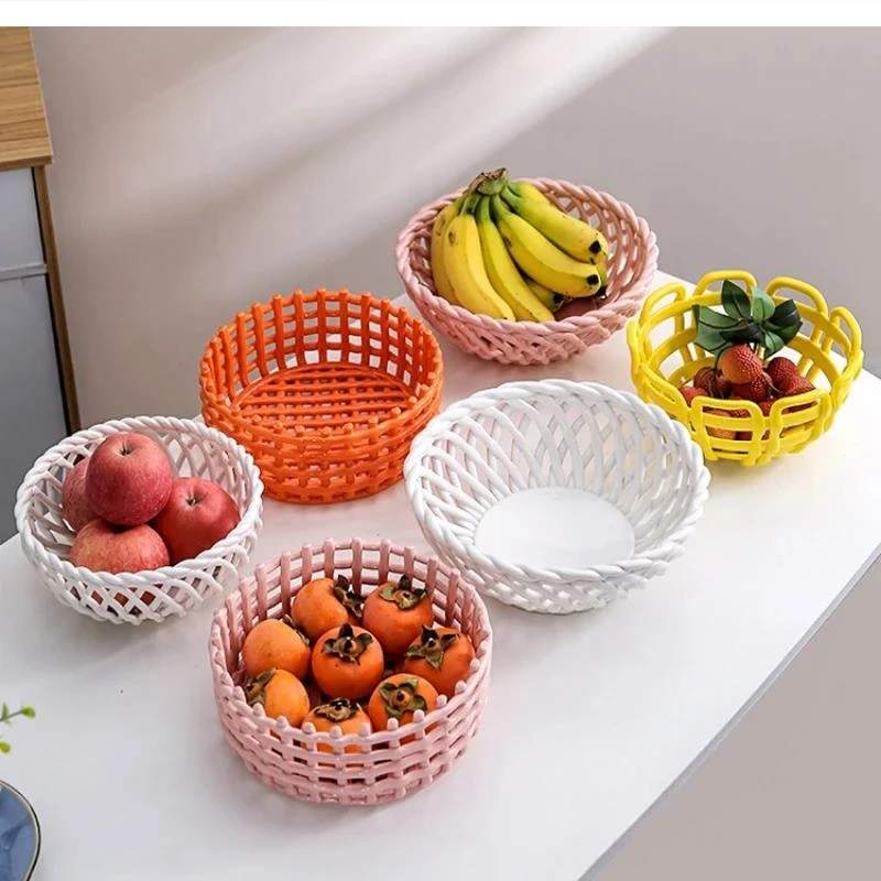 ceramic large rack hand-woven storage basket room table decoration
ceramic large rack hand-woven storage basket room table decoration