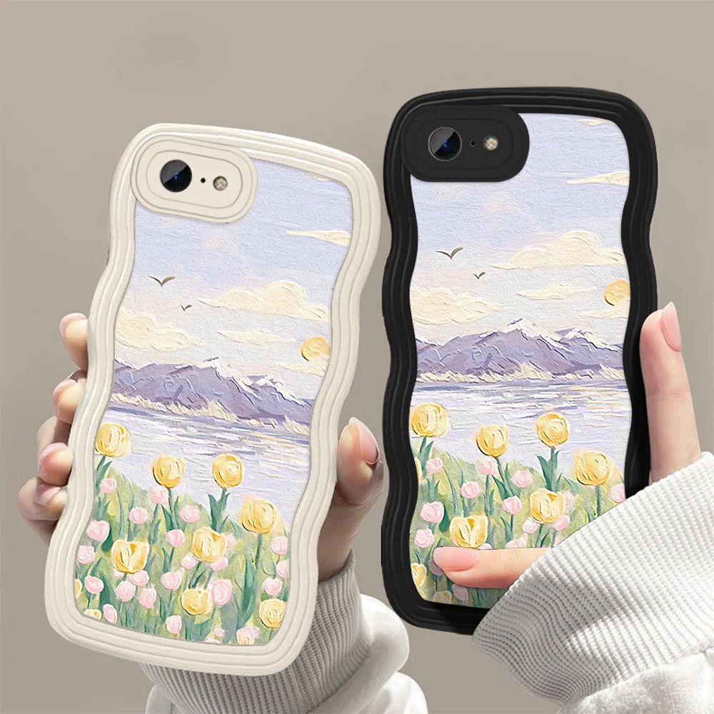 Flower Wave Phone Case For iPhone 15 Pro Max 11 12 13 14 XR XS X 7 8 Plus 6S SE 2020 Soft Silicone Shockproof Cover Funda Bumper
Flower Wave Phone Case For iPhone 15 Pro Max 11 12 13 14 XR XS X 7 8 Plus 6S SE 2020 Soft Silicone Shockproof Cover Funda Bumper