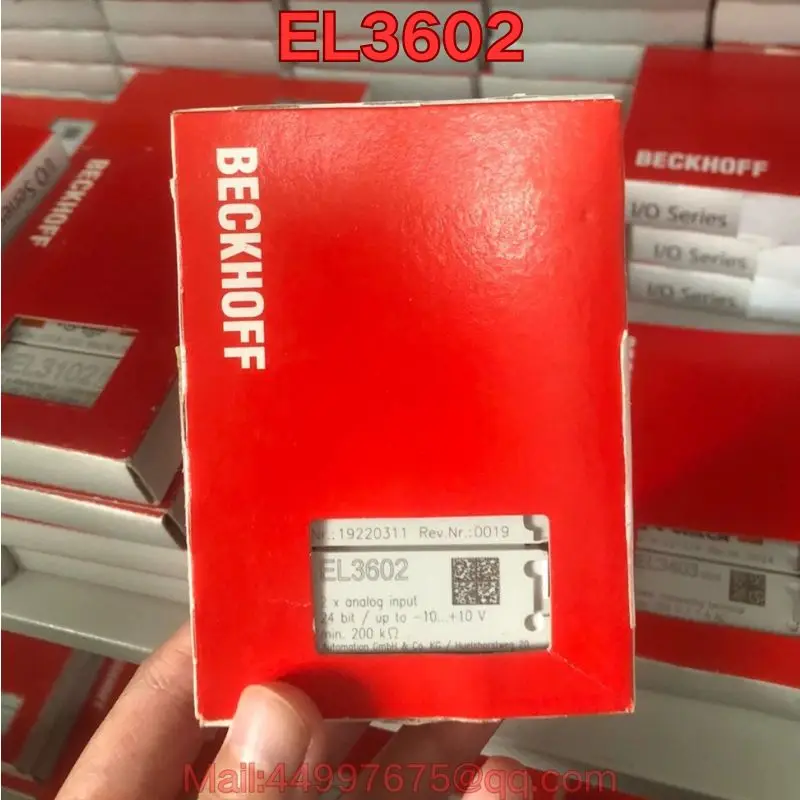 New PLC module EL3602
New PLC module EL3602